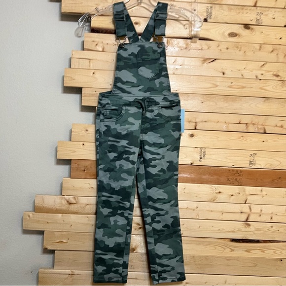 Cat & Jack Camouflage Green Overall Ultimate Stretch Kids size XS (4/5) NWT - Picture 6 of 7